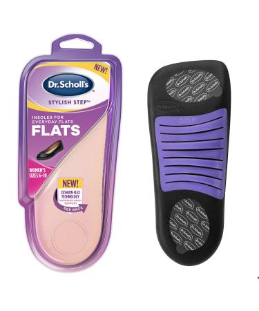 Dr. Scholl's Cushioning Insoles for Everyday Flats, Low Heels, Dress & Casual Shoes, Boots (for Women's 6-10)