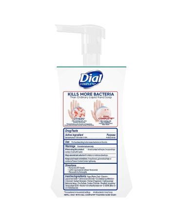 Dial Complete Antibacterial Foaming Hand Wash, Coconut Water, 7.5 Fl Oz - Original Scent - Buy Online on GoSupps.com