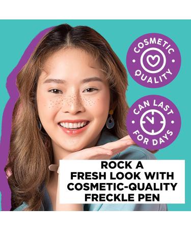 BodyMark Freckle Pen - Brown Soft Brush Tip, Cosmetic Quality, Skin Freckle Set - 1 Count - Buy Online on GoSupps.com