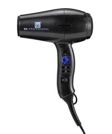 Be Professional Digital Blow Dryer Short Nozzle Pearl Black
