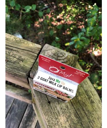 Goat Milk Lip Balm 3 Pack | Shea Butter & Vitamin E | Paraben-Free | Handcrafted in USA - Buy Online on GoSupps.com