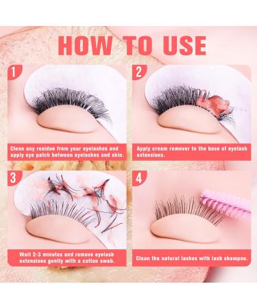 VEYES INC Cream Lash Remover for Lash Extensions - Low Irritation Eyelash Glue Remover | Professional Salon Supplies | 10g - Peach - Buy Online on GoSupps.com