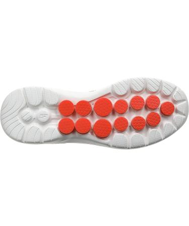 Skechers Men's GoWalk 6 Stretch Fit Slip-On Walking Shoe - Navy/Orange - Size 11 - Buy Online on GoSupps.com