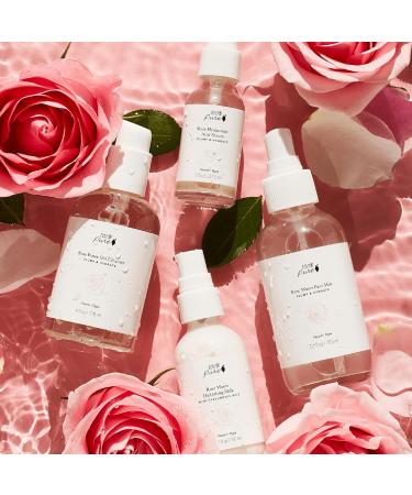 100% Pure Rose Water Hydrating Milk Face Moisturizer | Vegan Hyaluronic Acid & Squalene for Dry Skin | 1.7oz Natural Care - Buy Online on GoSupps.com