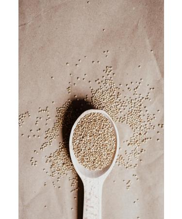 Buy Kamelur Organic White Quinoa 1kg - Healthy Grain Substitute | International Shipping Available - Buy Online on GoSupps.com