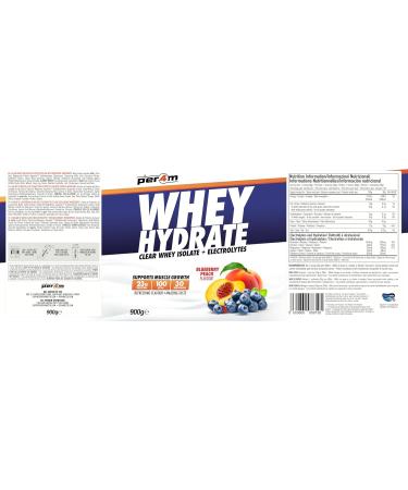 Per4m Whey Hydrate (900g) Myrtille P che - Prot ines - Prot ines claires - Buy Online on GoSupps.com