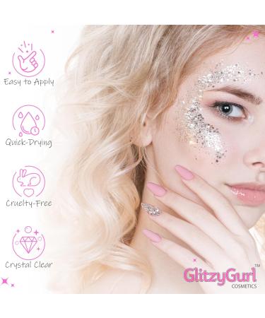 Glitter Fix Gel - Vegan & Cruelty-Free Face and Body Adhesive Primer | Quick Dry Formula for Eye Shadow, Pigment, and Dust | 12ml (1 Pack) - Buy Online on GoSupps.com