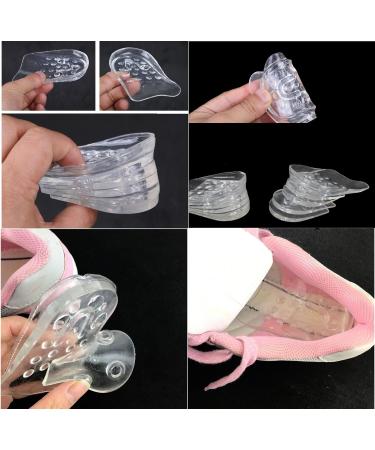 Silicone Heel Cushion - 5 Layer Gel Inserts for Men & Women | Soft Gel Anti-Slip Insole for Comfort & Support - Buy Online on GoSupps.com