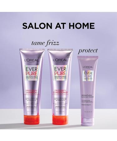 L'Oreal Paris EverPure Frizz-Defy Conditioner with Marula Oil - 8.5 Fl Oz - Buy Online on GoSupps.com