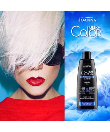 Joanna Ultra Color Platinum Gray Conditioner - Blonde & Light Hair Color Care - Eliminates Yellow Tones - 150 ml - Buy Online on GoSupps.com