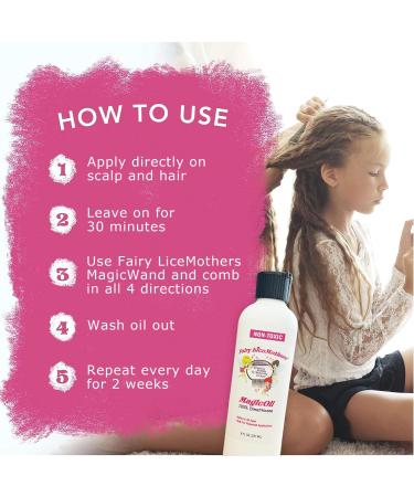 MagicOil Lice Removal Oil | Gentle Head Lice Treatment for Kids | Effective Lice Defense | 8 fl Oz - Buy Online on GoSupps.com