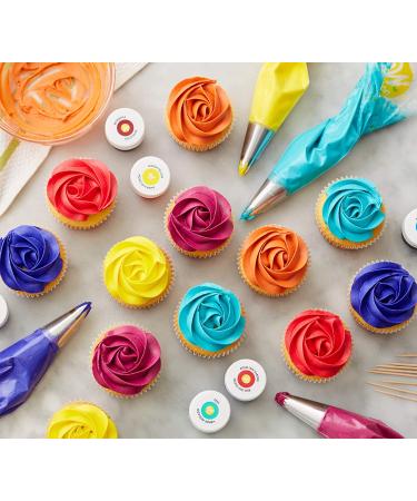 Wilton 12-Piece Gel Food Coloring Set - Vibrant Icing Colors for Baking - Buy Online on GoSupps.com