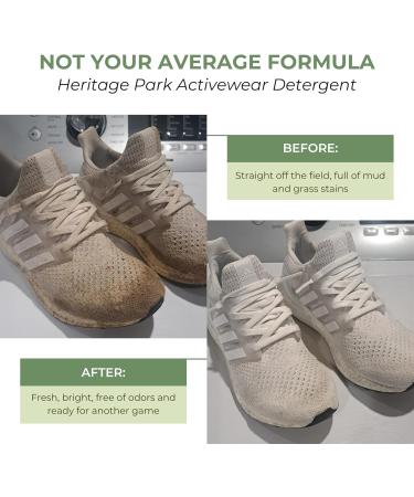 Buy Athletic Sport Active Wear Laundry Detergent - 4x Plant-Based Formula with Enzymes | Fragrance-Free Odor & Stain Remover for Optimal Performance - Buy Online on GoSupps.com