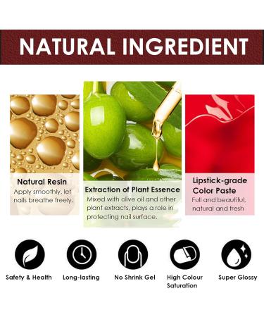  MrCuvaryas matte burgundy nail polish quick dry long lasting non toxic water based nail polish burgundy matte nail polish no uv nail polish nail art manicure - Buy Online on GoSupps.com