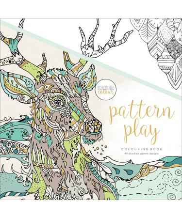 Kaisercraft Pattern Play KaiserColour Perfect Bound Coloring Book, 9.75" x 9.75"