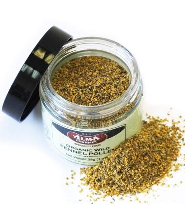 Alma Gourmet Italian Organic Fennel Pollen | 1 Ounce Glass Jar - Buy Online on GoSupps.com