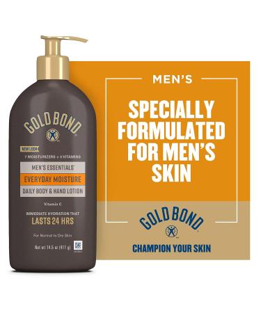 Gold Bond Ultimate Men's Essentials Hydrating Lotion 14.50 oz (Pack of 3) 14.5 Ounce (Pack of 3) - Buy Online on GoSupps.com
