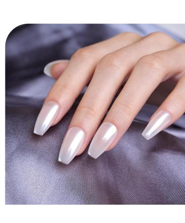 PrettyDiva Glazed Donut Chrome Powder - High Gloss Pearlescent Nail Art Powder for DIY Nail Designs (1g/Jar - Buy Online on GoSupps.com