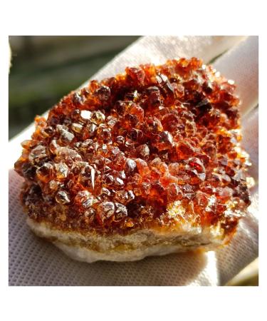 Natural Crystal Rough 1pc Natural Raw Citrine Quartz Geode Yellow Crystal Cluster Crystals Rough Specimen Stone Crafts Home Decor Home Decoration Crystal Cluster