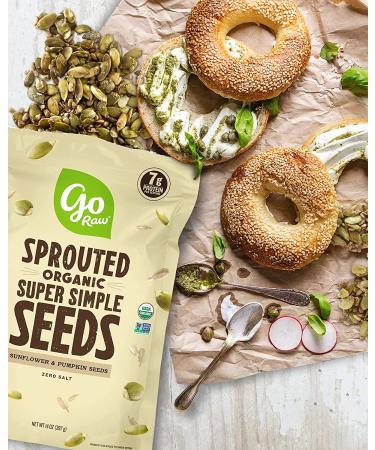 Go Raw Organic Sprouted Super Simple Seeds - Sunflower & Pumpkin Seeds 14 oz (397 g) - Buy Online on GoSupps.com