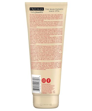 Freeman 4-in-1 Foaming Clay Facial Mask with Apple Cider Vinegar - 6oz | Buy Internationally - Buy Online on GoSupps.com