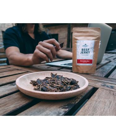 Buy German Beef Jerky - Pack of 5 (250g) | Premium Dried Beef | Burn Baby Burn - International Shipping Available - Buy Online on GoSupps.com