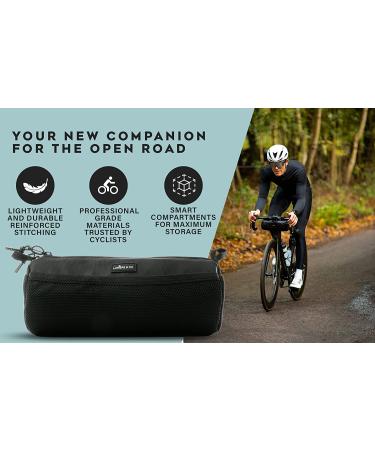 Lumiere & Co. Bike Handlebar Bag - Mountain Bike Storage & Front Frame Storage - Bicycle Accessories in Black - Buy Online on GoSupps.com