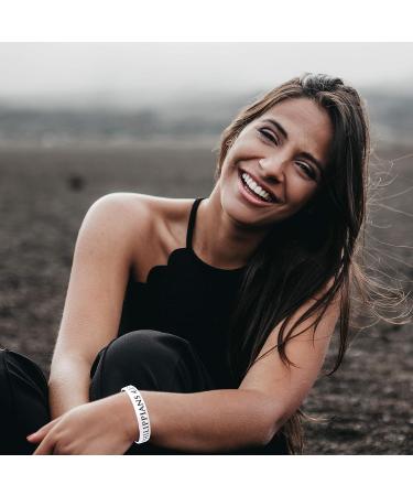 Philippians 4:13 Silicone Wristband - Christian Religious Bracelet for Motivation & Support - Ideal for Events, Gifts, Causes - Men, Women, Kids - Medium Size - Buy Online on GoSupps.com