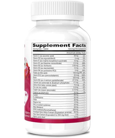 Deva - Vegan Hair Nails & Skin 90 Tabs - Buy Online on GoSupps.com