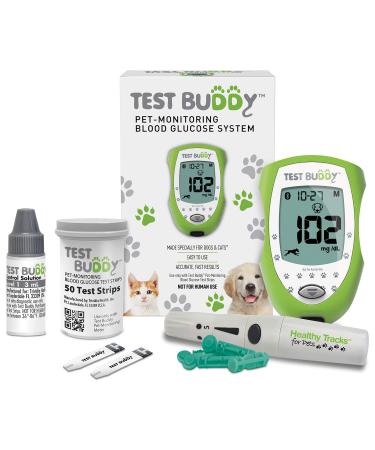 Test Buddy Pet Blood Glucose Meter Kit for Dogs and Cats