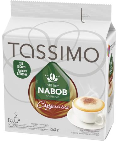 Tassimo Nabob Cappuccino Coffee Single Serve T-Discs 263g (5 Boxes of 8 T-Discs) & Maxwell House House Blend Coffee Single Serve T-Discs 126g (5 Boxes of 16 T-Discs) - Buy Online on GoSupps.com