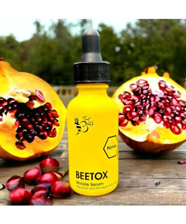 Beetox Wrinkle Serum 30ml Anti-Aging Natural Formula with Honey Propolis Bakuchiol & Pomegranate Ideal for Sensitive Skin Dark Spots & Even Tone - Buy Online on GoSupps.com