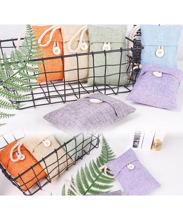 5 X 100g Natural Air Purifying Bamboo Bag Bamboo Charcoal Bag Odor Eliminator Decoration Bag for Bathroom Kitchen Cars Closet Refrigerator(Color may selected randomly) - Buy Online on GoSupps.com