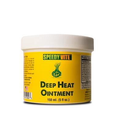 Deep Heat Ointment SpeedyVite 5oz Cayenne Arnica Menthol Ginger Root St Johns Wort