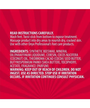 Onyx Professional Cracked Heel Stick & Foot Peel Mask Set for Smooth Baby Soft Feet - Buy Online on GoSupps.com