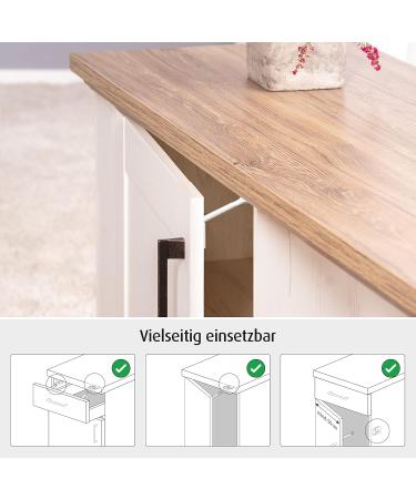 REER Cabinet & Drawer Protection - Child Locking Easy Installation 8 Pieces - DIN EN 16948:2017 Compliance for Safe Home - Buy Online on GoSupps.com