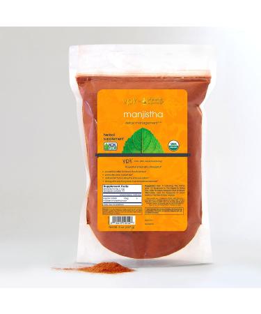 Organic Manjistha Lymphatic Cleanse Supplement - 100% Organic Powder for Blood, Liver & Kidneys | 8oz - 227g - Buy Online on GoSupps.com
