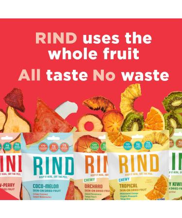 RIND Snacks Dried Fruit Superfood Variety Pack | No Added Sugar | Tangy Kiwi, Straw-Peary, Coco-Melon, Orchard & Tropical Blend | High Fiber, Vegan, Paleo | Non-GMO | 5 Pack, 2.75-3oz Each - Buy Online on GoSupps.com