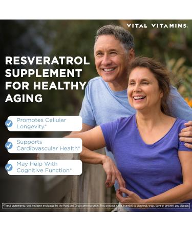 Vital Vitamins Resveratrol 60 ct + Creatine Capsules 120 ct - Buy Online on GoSupps.com
