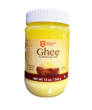 Shop Beneficial Blends Ghee 13oz - Premium Clarified Butter for Cooking & Baking | International Shipping Available - Buy Online on GoSupps.com