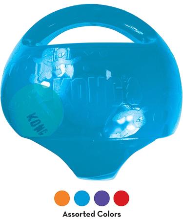 KONG Jumbler Ball: Interactive Fetch Dog Toy with Tennis Ball - Medium/Large Dogs (Assorted Colors) - Buy Online on GoSupps.com