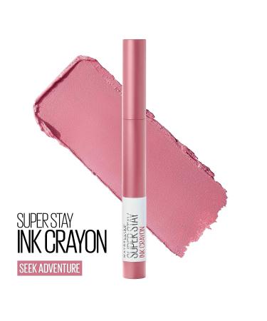 Maybelline Super Stay Ink Crayon Lipstick - Seek Adventure 0.04 oz (Warm Pink) - Buy Online on GoSupps.com