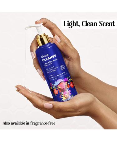 Always Cleanse Feminine Intimate Wash for Women - pH Balanced, Lightly Scented, Gynecologist Tested - 16.8 Fl Oz (2 Bottles) - Buy Online on GoSupps.com
