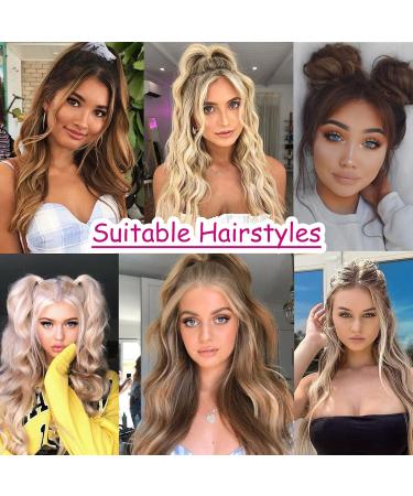 REECHO Wavy Curly Clip-in Air Bangs - Warm Brown 12 Inch (2 PCS Set) - Face-Framing Highlights for Women - Buy Online on GoSupps.com