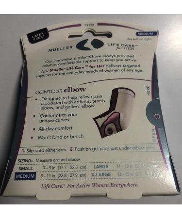 LifeCare for Her Contour Elbow Support - Medium | Comfortable & Durable Elbow Brace for Women | International Shipping Available - Buy Online on GoSupps.com