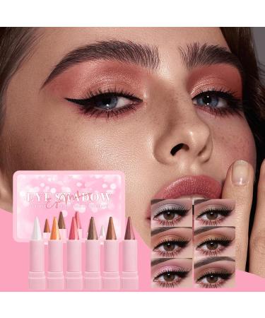 Eye-liner Brillant - 6 Pi ces Maquillage Facial Crayon Eyeliner Maquillage Pour Femmes Filles Dames Amateurs De Beaut Fans De Cosplay Artistes Mari es Mariage F te Danse - Buy Online on GoSupps.com