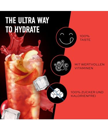 ESN Ultra Vitamin Syrup - Pack of 4 x 65ml - Red Apple Flavor - Vitamins for 6 Litres of Ready-to-Drink Beverage - Buy Online on GoSupps.com