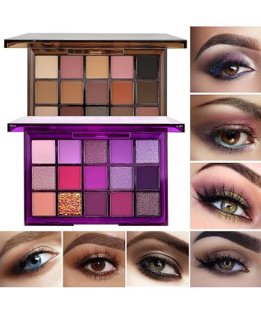 Blue Tonic 15-Color Matte Glitter Eyeshadow Palette | Highly Pigmented, Long-Lasting Makeup for Daily Party Looks - Buy Online on GoSupps.com