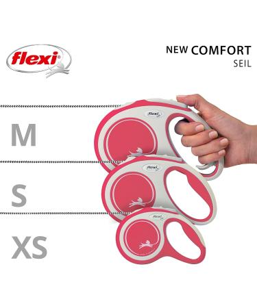 Buy Flexi Dog Leash - Extendable Soft Handle 3/5/8m 20kg Capacity Red Small - International Shipping - Buy Online on GoSupps.com