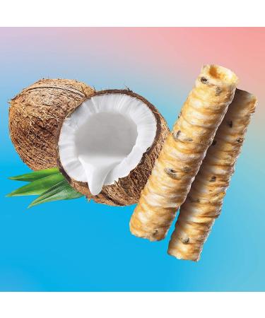 Ava Organics Coconut Crispy Rollers - Healthy Snack for Adults and Kids - Paleo & Gluten Free - Original Coconut Flavor - 4 Pack 2.82 oz Bags - Buy Online on GoSupps.com